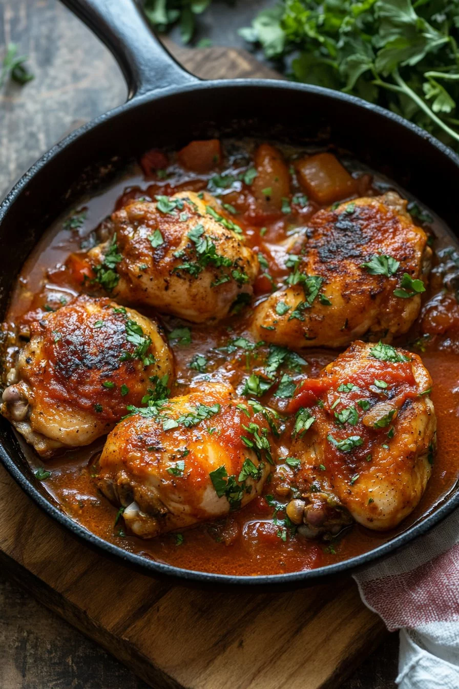 Poulet basquaise – Recette traditionnelle française