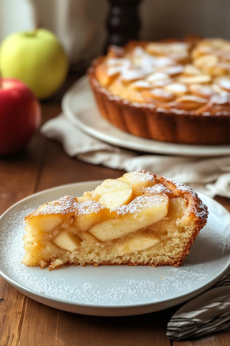 Gâteau invisible aux pommes