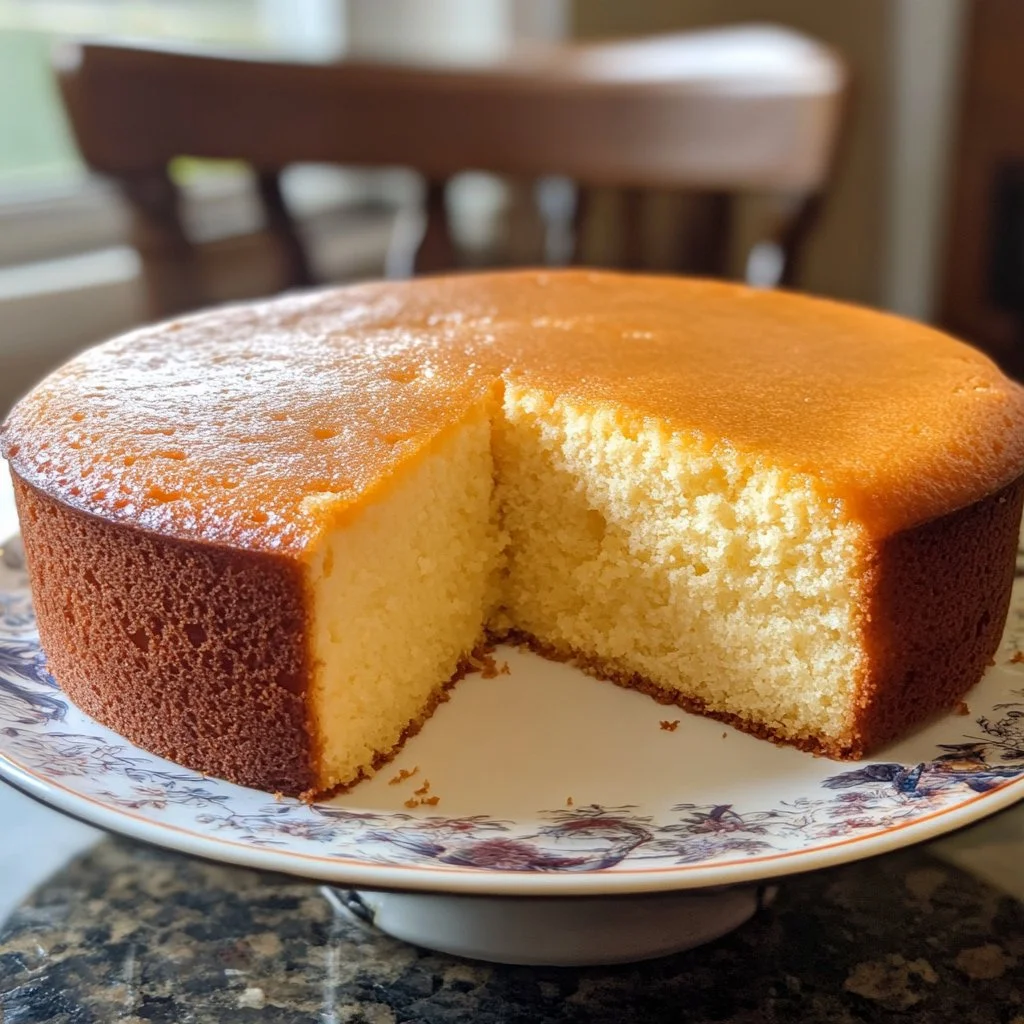 Gâteau au yaourt moelleux et savoureux, idéal pour le dessert.