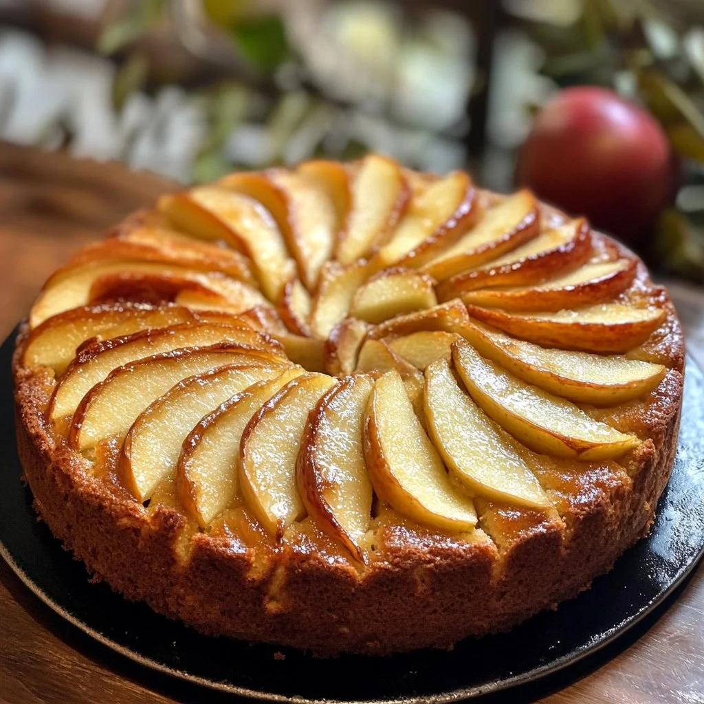 Gâteau aux pommes simple et moelleux fait maison