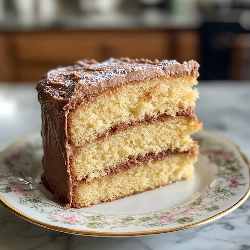 Gâteau moelleux savoureux avec une texture légère et aérienne
