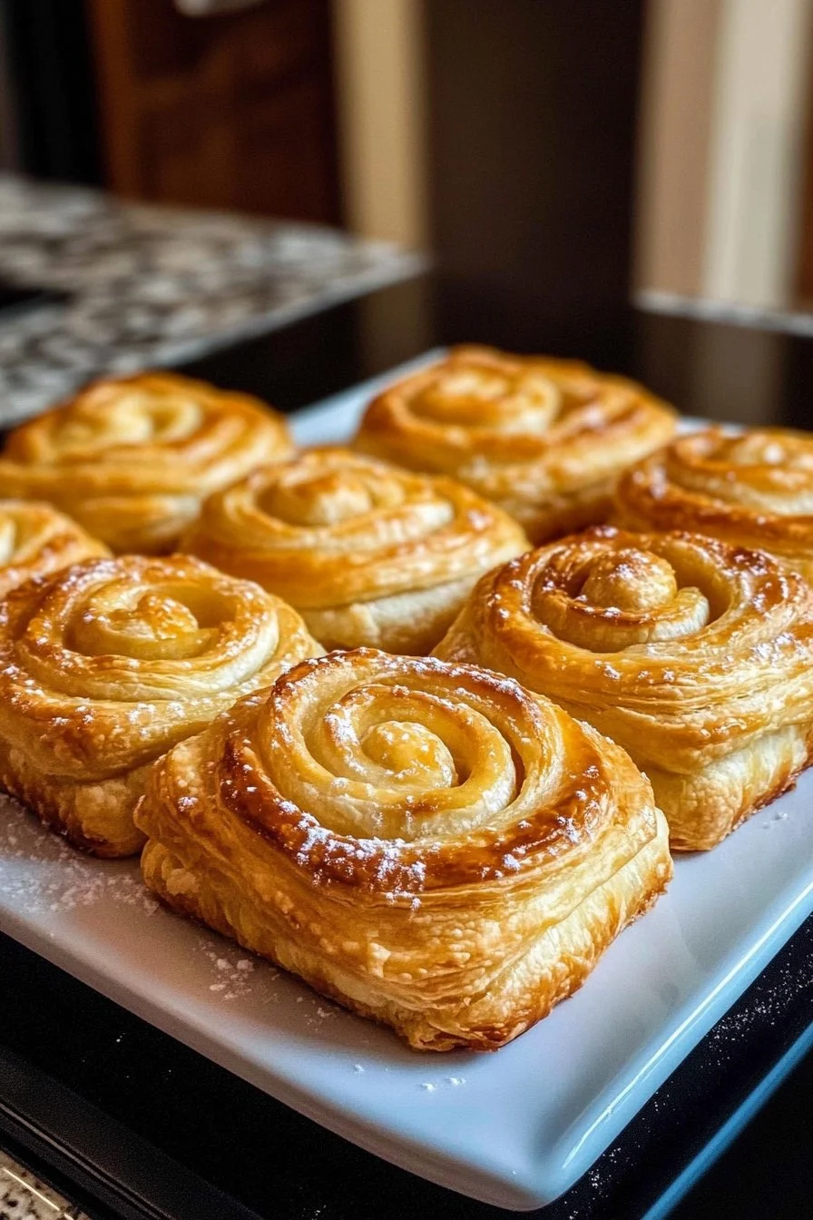 Roulés feuilletés aux pommes