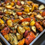 Légumes rôtis au miel et au thym