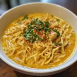 Nouilles au lait de coco et curry