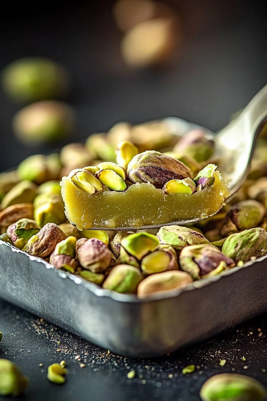 Pistachio paste homemade