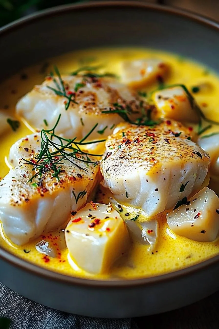 Blanquette de poisson aux saveurs exotiques