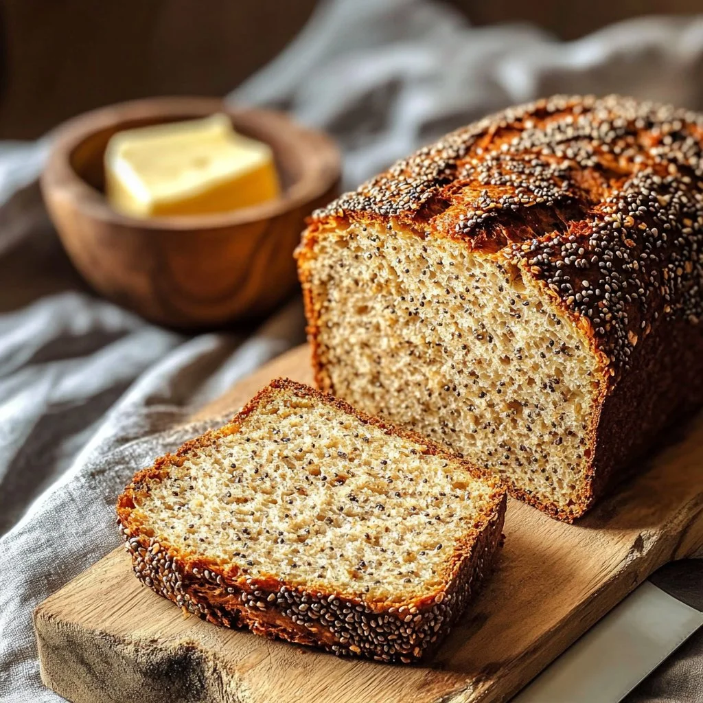 Recette de Pain d'Avoine et Chia sans farine, un délice nutritif