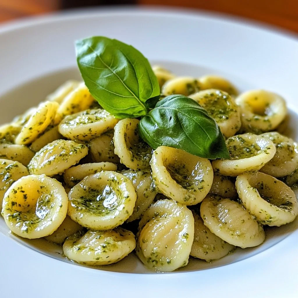 Pesto frais maison avec basilic, pignons et parmesan sur une planche en bois.