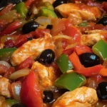 Plat de poulet aux légumes