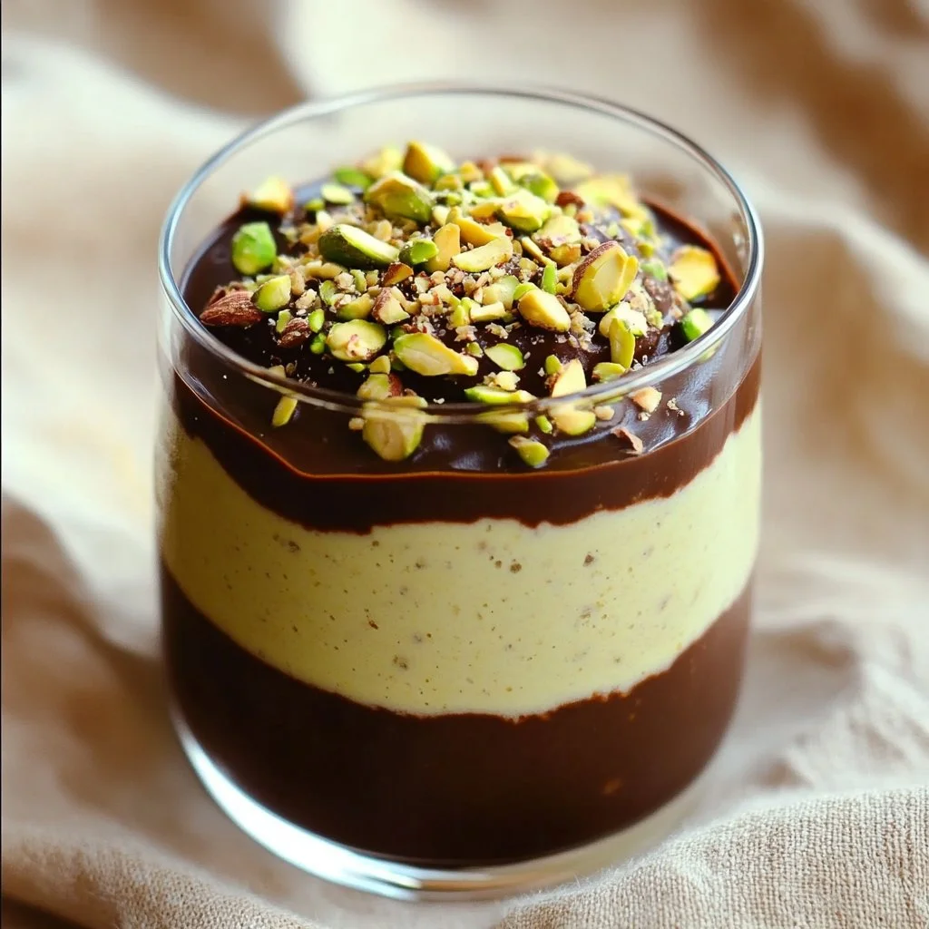 Porridge à la pistache, un petit-déjeuner crémeux et gourmand.