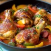 Poulet Basquaise au Chorizo - plat savoureux aux influences basques