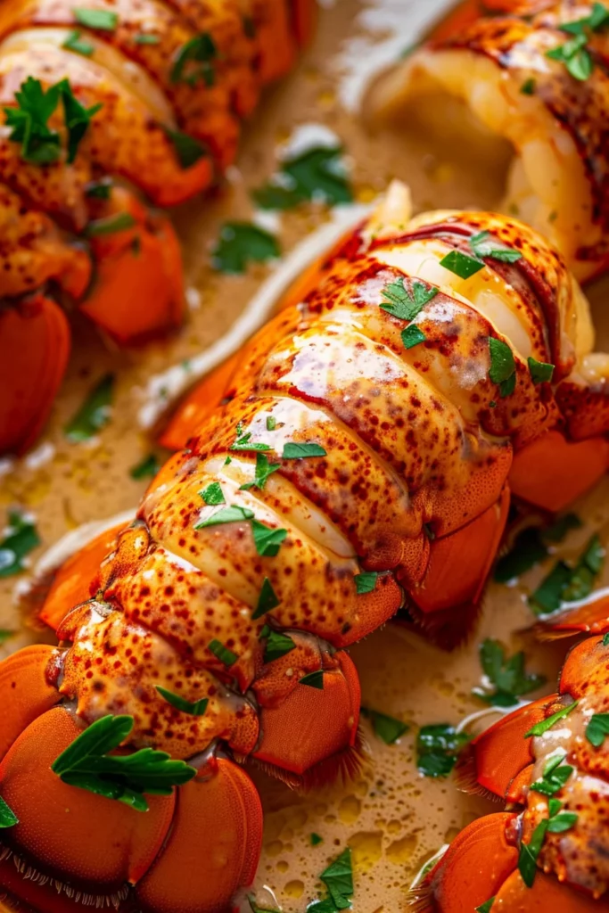 Queues de Homard au Beurre à l'Ail Crémeux - Une Fusion de Saveurs Exquises