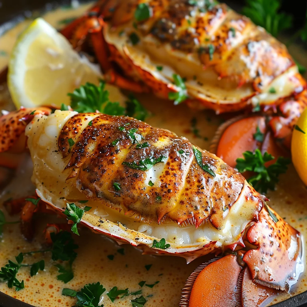 Queues de Homard au Beurre à l'Ail Crémeux