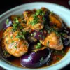 Ragoût de poulet aux aubergines, plat savoureux et réconfortant