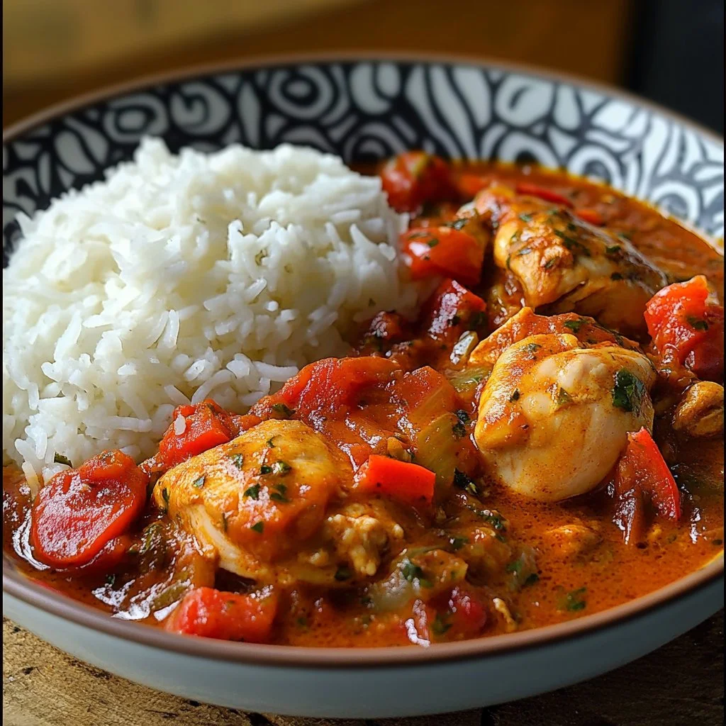 Recette de poulet basquaise avec légumes colorés