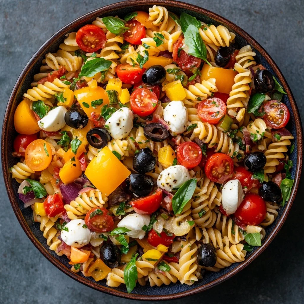 Recette de salade de pâtes italienne rapide avec un ingrédient secret