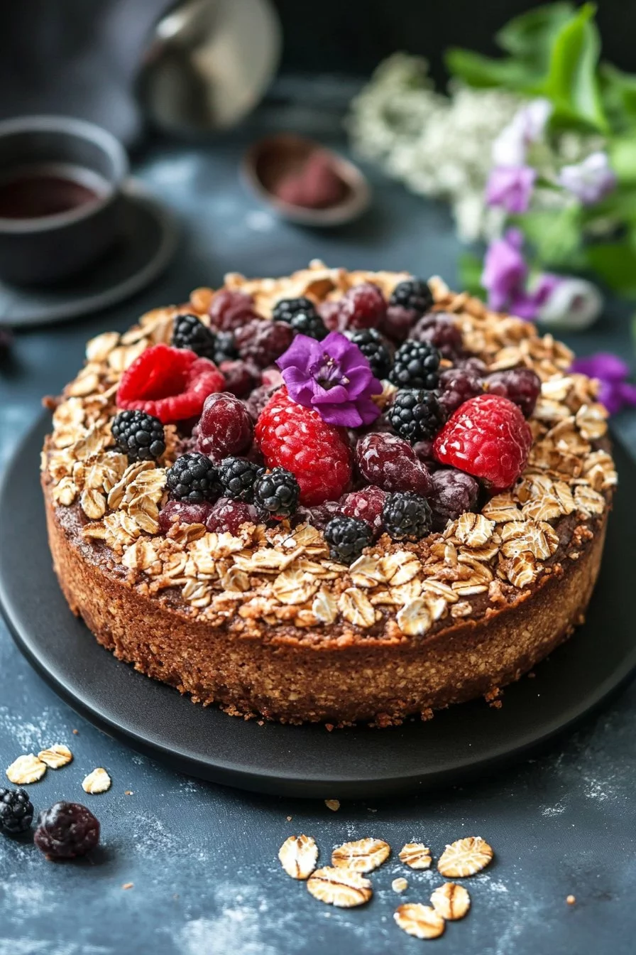 Gâteau Flocon d'Avoine pour Petit Déjeuner