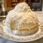 This coconut mousse cake is as fluffy as a cloud! ☁️