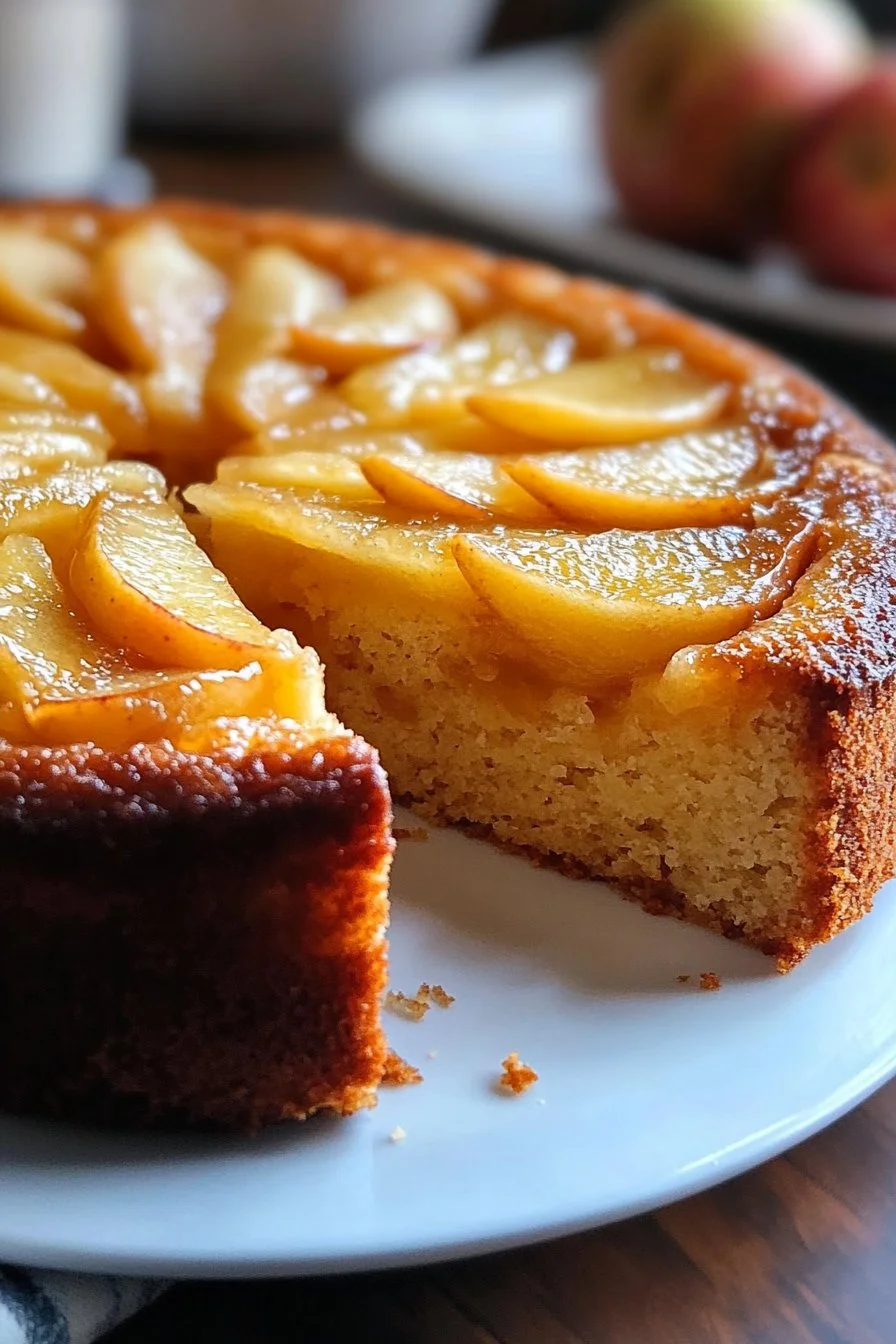 Gâteau invisible aux pommes