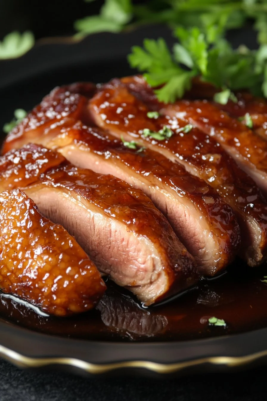 Magret de canard caramélisé