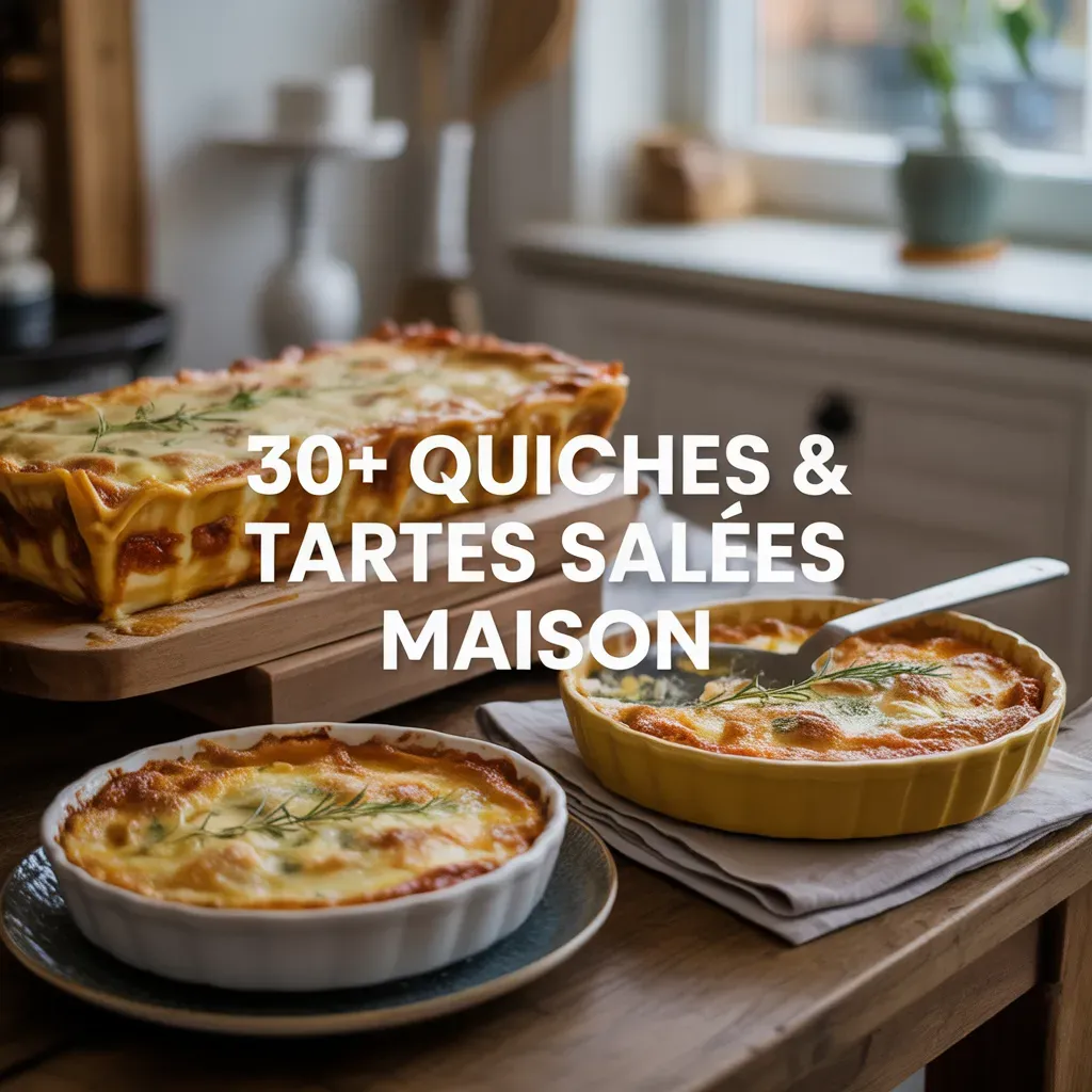 30+ Quiches et Tartes Salées Maison