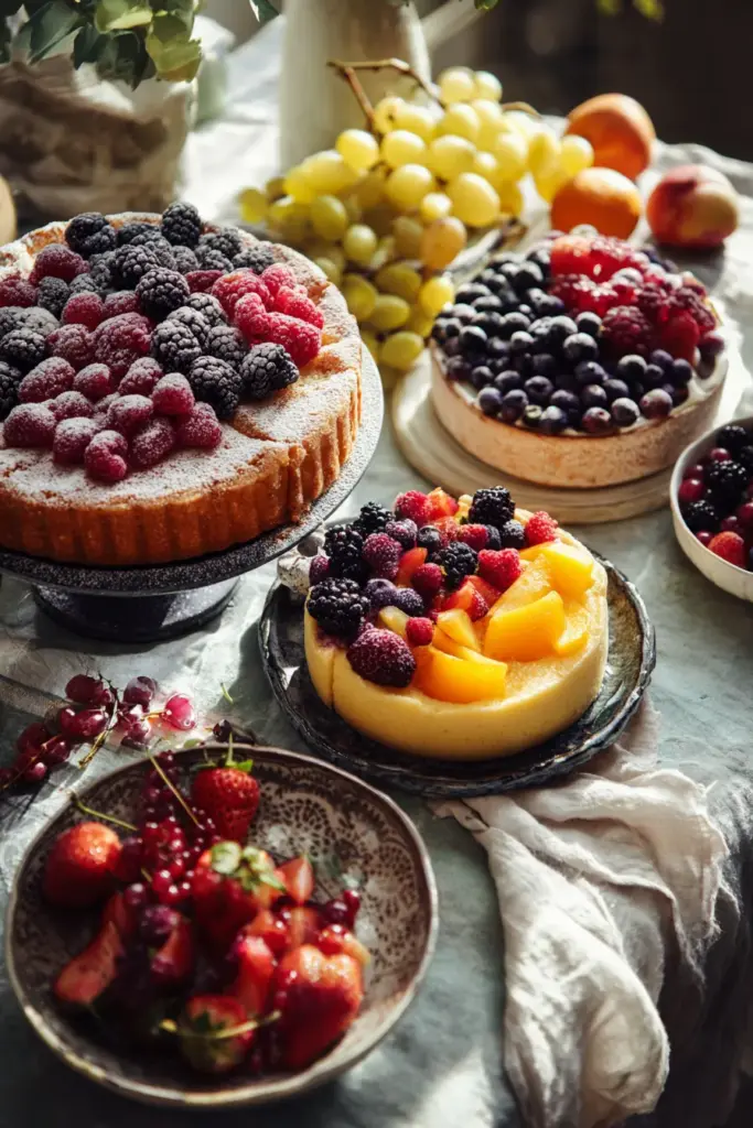 L'Art des Tartes et Desserts aux Pommes : Un Voyage Gourmand à Travers les Saveurs d'Automne 25 Assortiment de desserts aux fruits