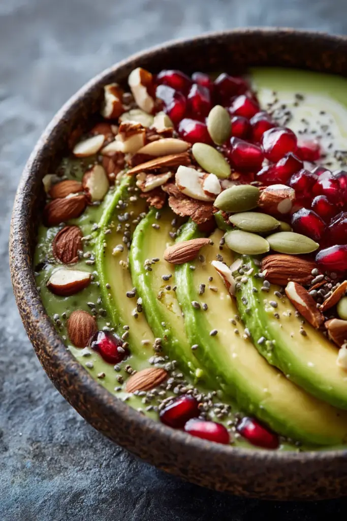 Salades & Bowls : L'Art des Repas Frais et Équilibrés 7 Bol riche en bonnes graisses
