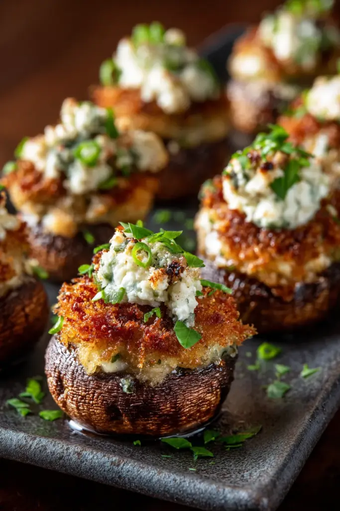 Lasagnes et Gratins : L'Art Réconfortant des Plats au Four 19 Champignons farcis