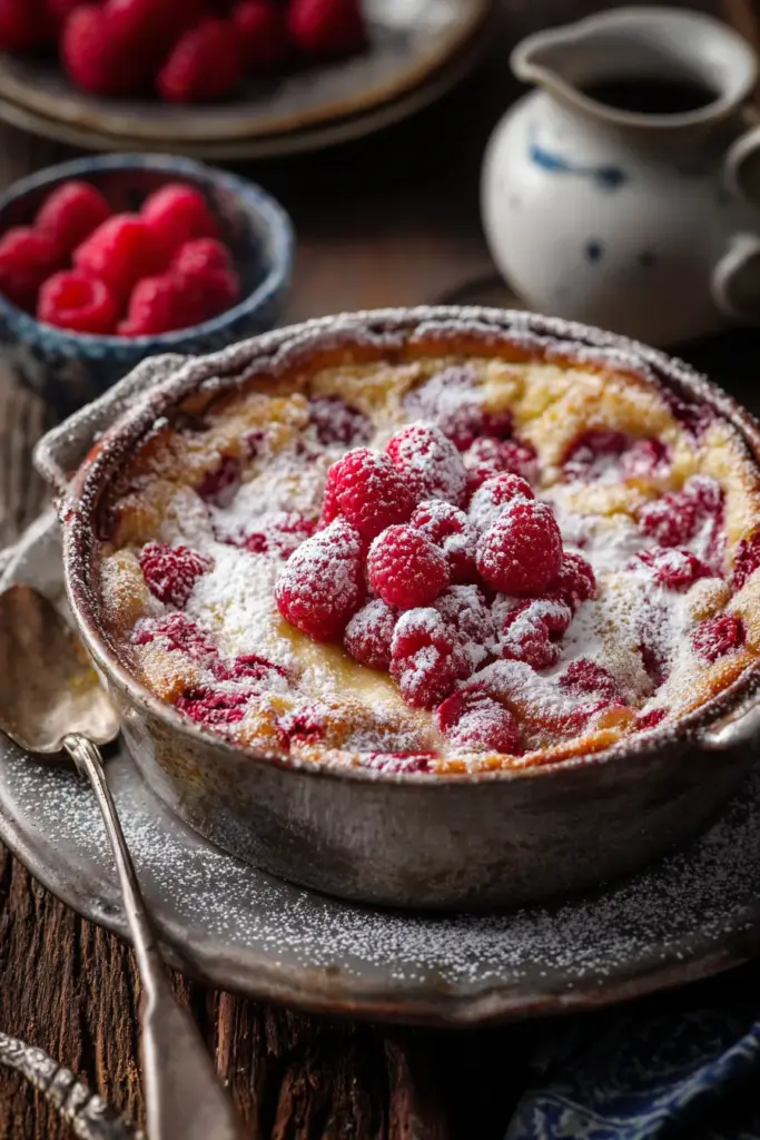 La Collection Complète des Clafoutis Français : Un Voyage Gourmand à Travers les Saisons 13 Clafoutis aux framboises