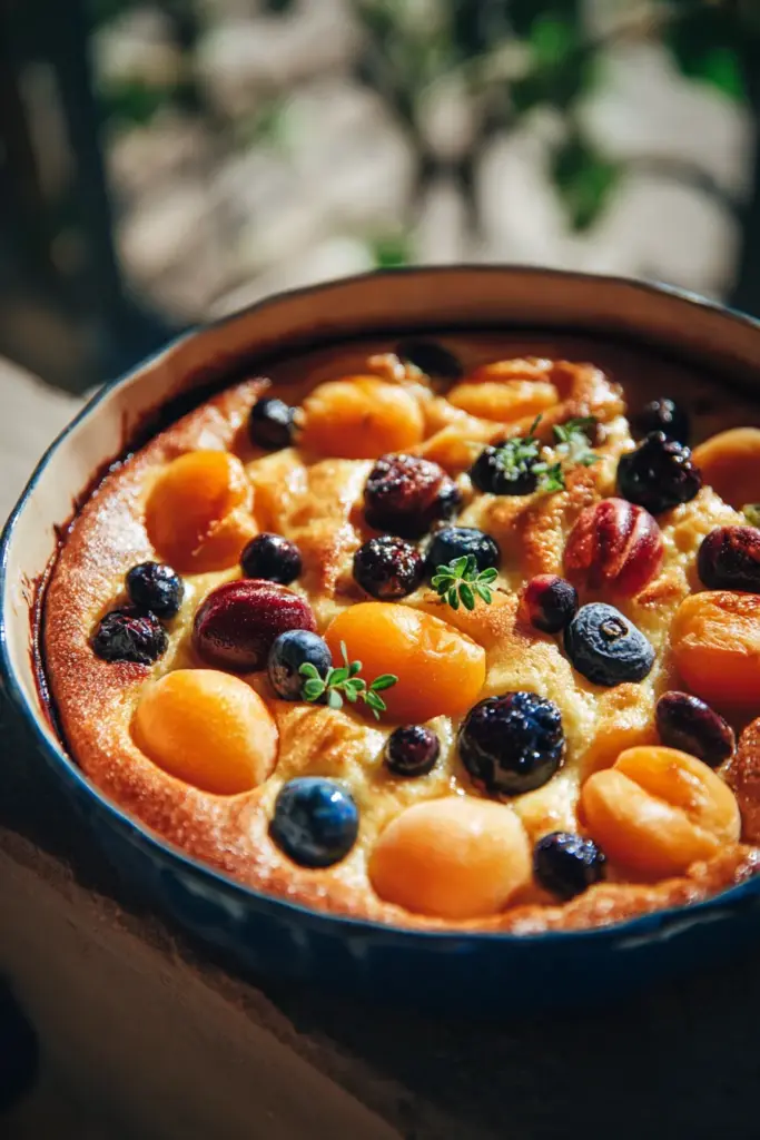 La Collection Complète des Clafoutis Français : Un Voyage Gourmand à Travers les Saisons 9 Clafoutis aux fruits d’été