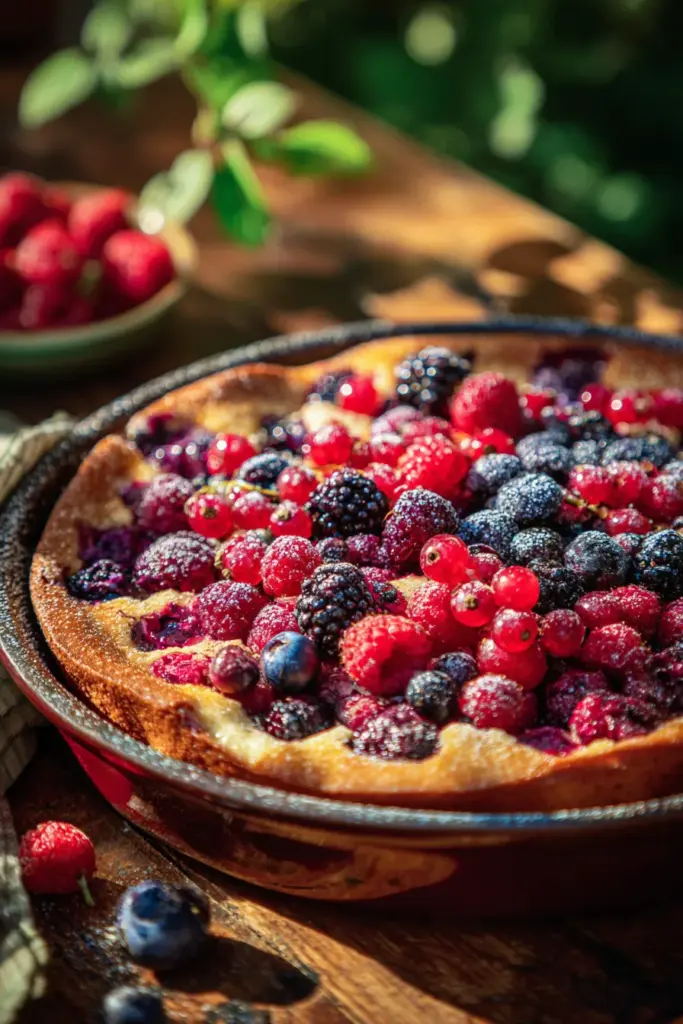 La Collection Complète des Clafoutis Français : Un Voyage Gourmand à Travers les Saisons 12 Clafoutis aux fruits rouges