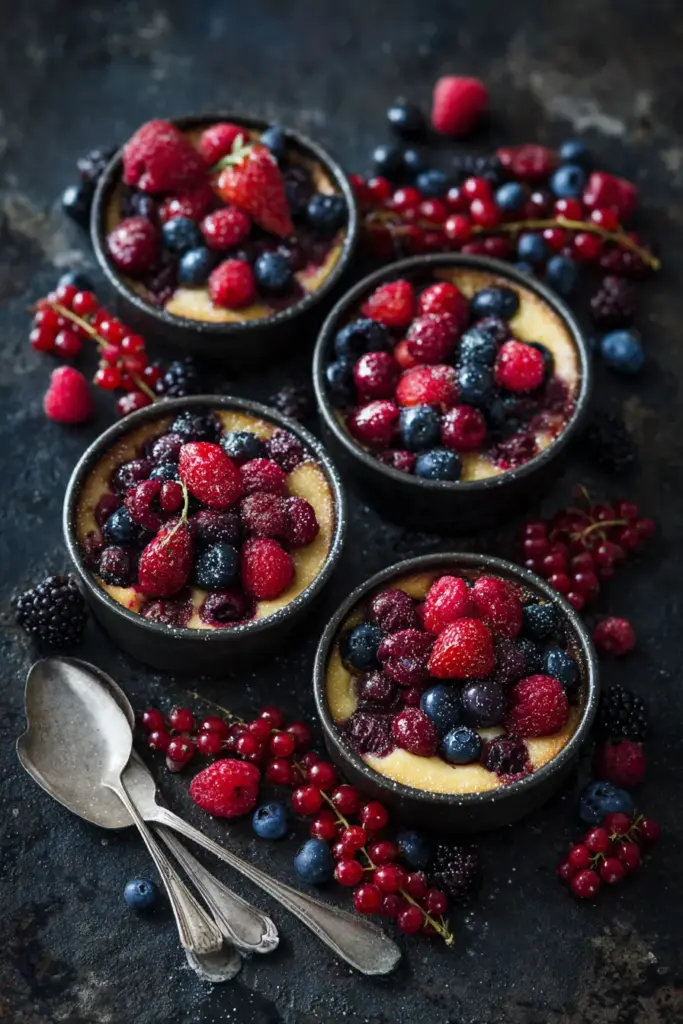 La Collection Complète des Clafoutis Français : Un Voyage Gourmand à Travers les Saisons 15 Clafoutis aux fruits rouges mélangés