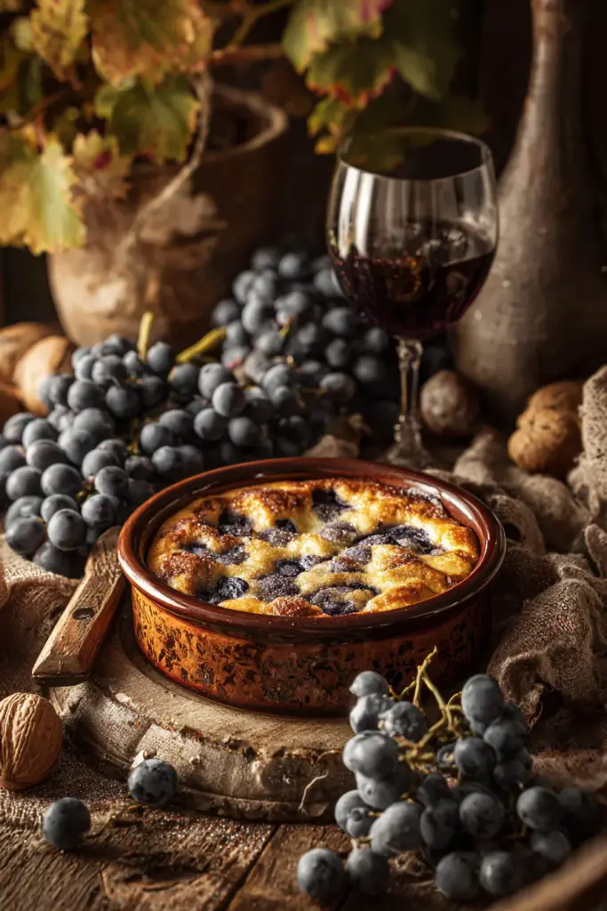 La Collection Complète des Clafoutis Français : Un Voyage Gourmand à Travers les Saisons 18 Clafoutis aux raisins de vendange