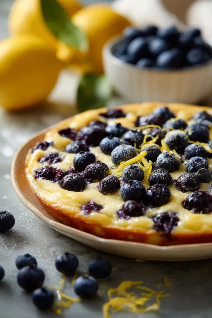 La Collection Complète des Clafoutis Français : Un Voyage Gourmand à Travers les Saisons 14 Clafoutis myrtilles-citron