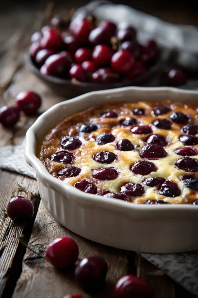 La Collection Complète des Clafoutis Français : Un Voyage Gourmand à Travers les Saisons 4 Clafoutis traditionnel aux cerises