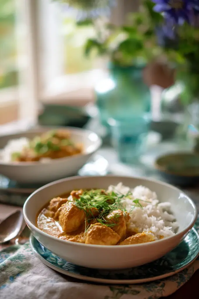 Saveurs Épicées : Votre Guide Complet du Poulet Tandoori et de la Cuisine Indienne 9 Curry au Lait de Coco