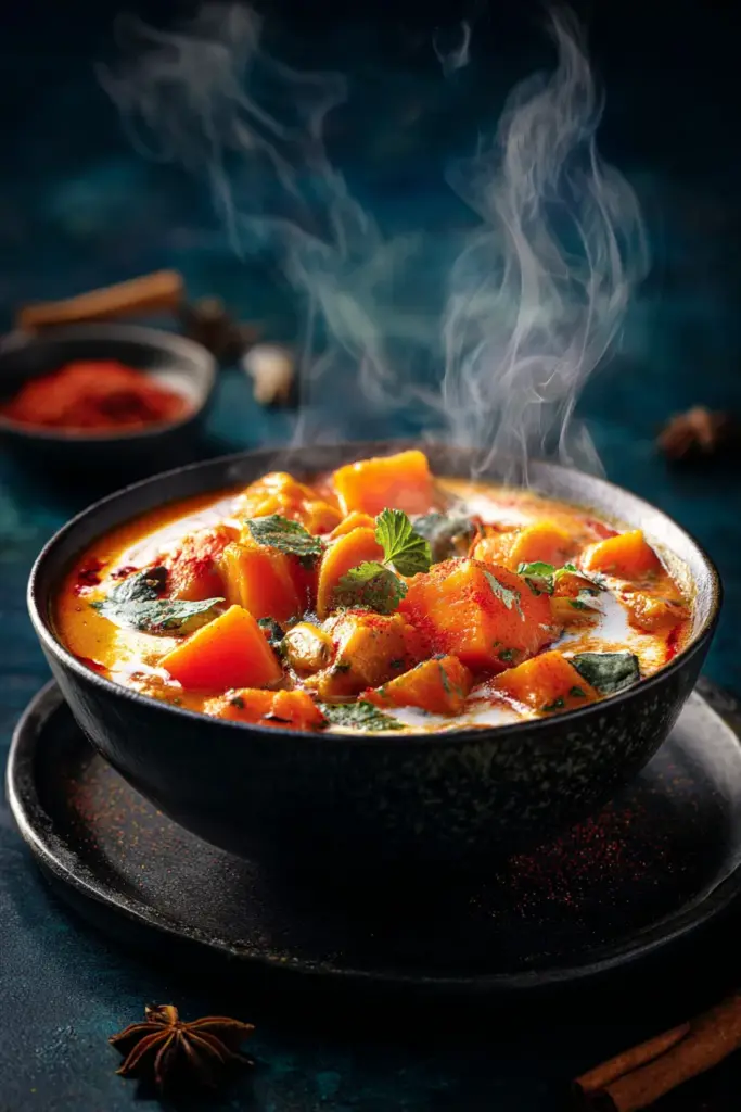 Légumes Rôtis et Recettes Végétariennes : Transformez Votre Cuisine d'Automne 9 Curry de Courge
