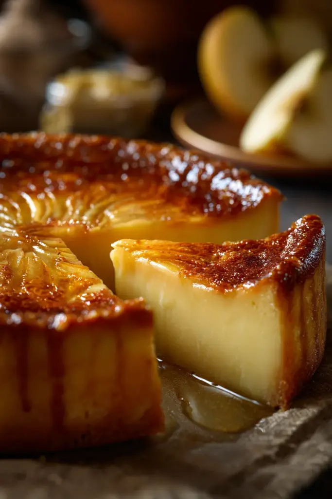 L'Art des Tartes et Desserts aux Pommes : Un Voyage Gourmand à Travers les Saveurs d'Automne 21 Flan crémeux aux pommes