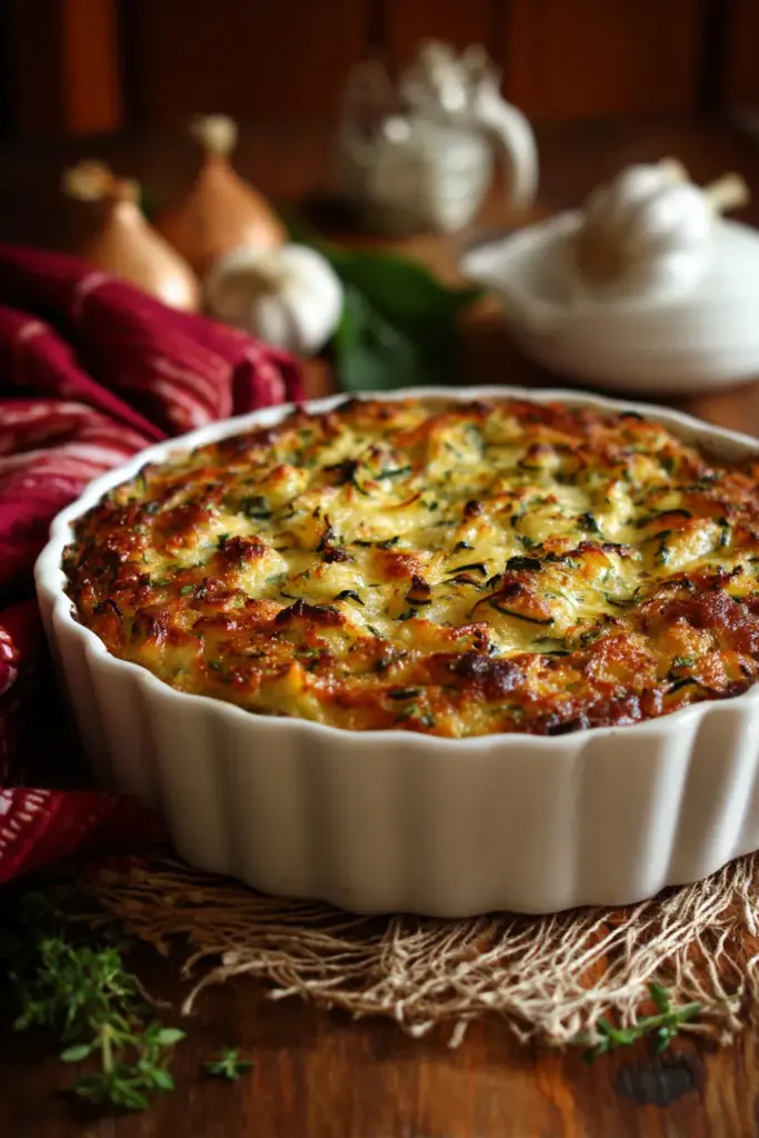 Lasagnes et Gratins : L'Art Réconfortant des Plats au Four 15 Gratin de courgettes