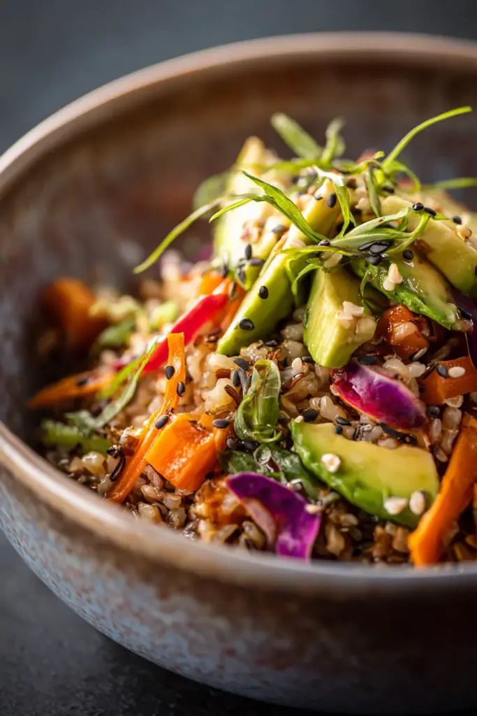 Salades & Bowls : L'Art des Repas Frais et Équilibrés 6 La texture fait toute la différence