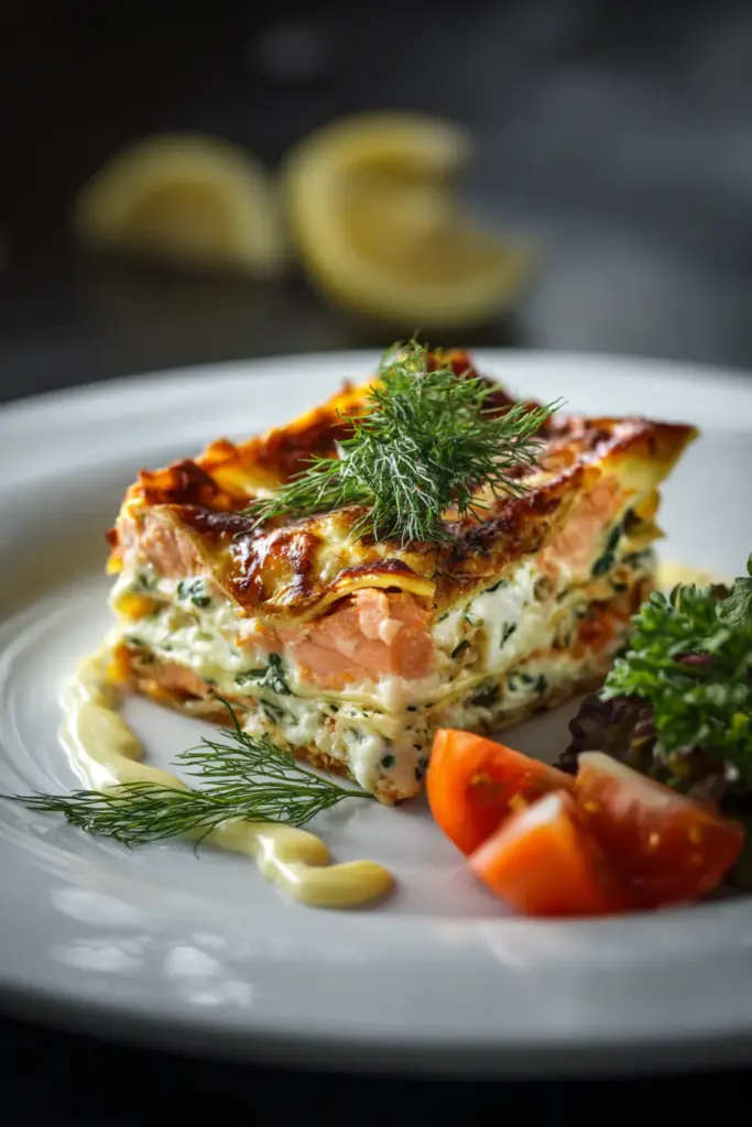 Lasagnes et Gratins : L'Art Réconfortant des Plats au Four 13 Lasagnes au saumon