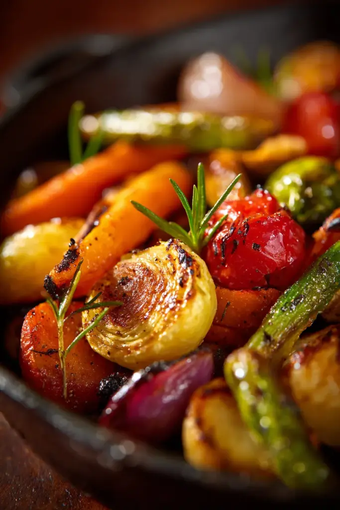 Légumes Rôtis et Recettes Végétariennes : Transformez Votre Cuisine d'Automne 3 Légumes Rôtis Caramélisés