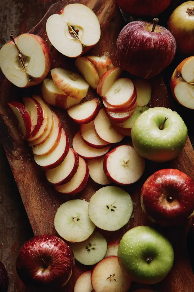 L'Art des Tartes et Desserts aux Pommes : Un Voyage Gourmand à Travers les Saveurs d'Automne 6 Mélange de variétés de pommes
