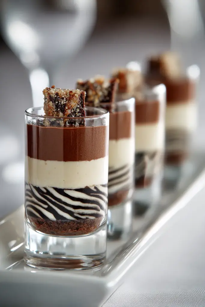 L'Art des Gâteaux au Chocolat : Secrets et Recettes pour Réussir à Tous les Coups 24 Mousse au chocolat zébrée