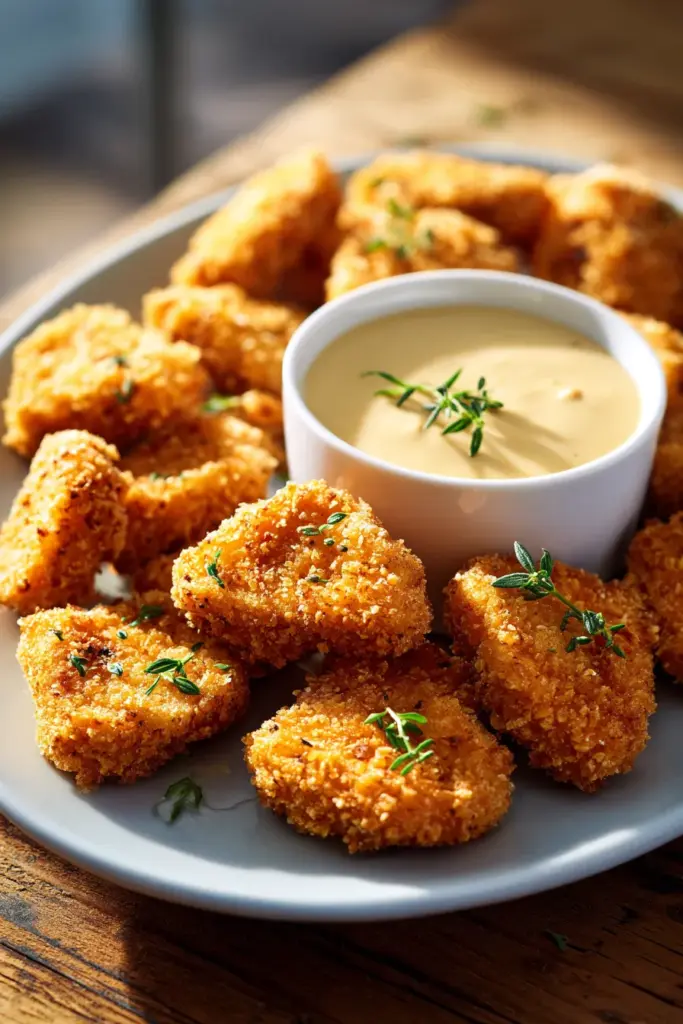 Maîtriser la Friteuse à Air : Cuisiner Croustillant et Sain au Quotidien 17 Nuggets de poulet maison