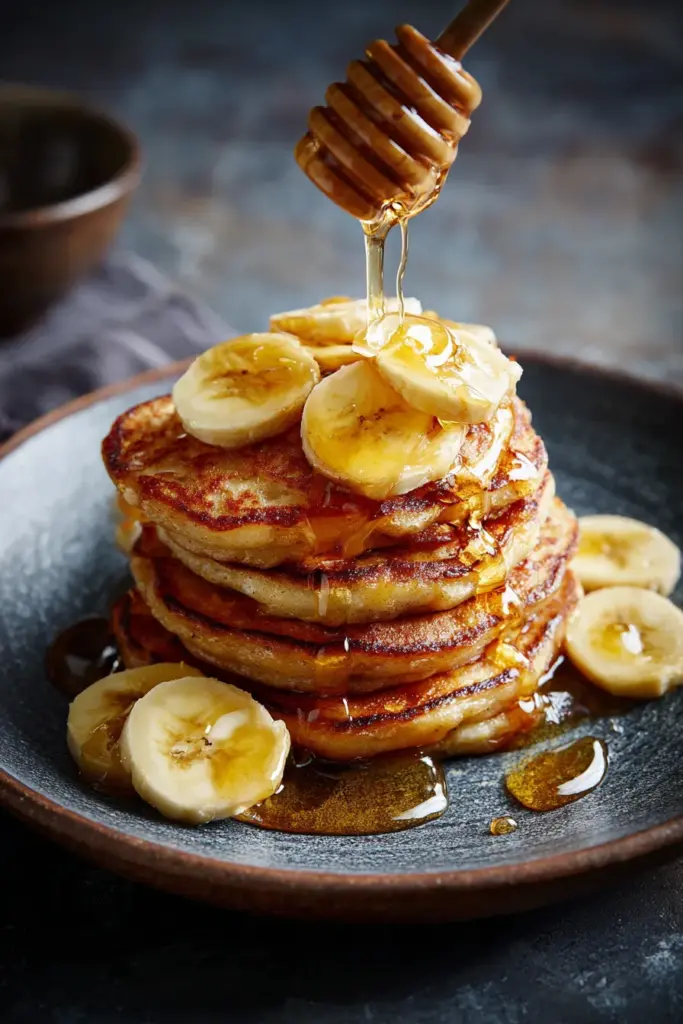 40+ Recettes de Crêpes, Pancakes & Gaufres — Sucrées, Salées, Faciles & Ultra Moelleuses ! 14 Pancakes à la banane