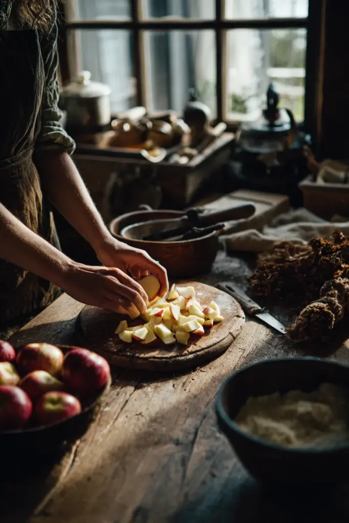 L'Art des Tartes et Desserts aux Pommes : Un Voyage Gourmand à Travers les Saveurs d'Automne 28 Pâtisserie aux pommes en action
