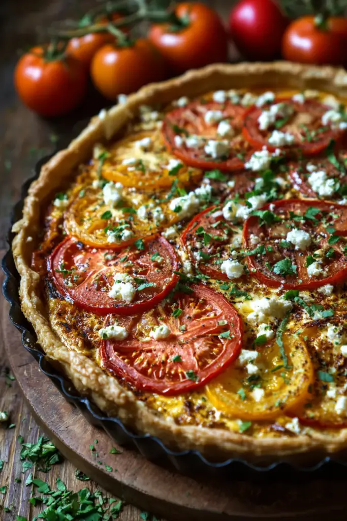 Quiches et Tartes Salées : L'Élégance Rustique de la Cuisine Française 7 Quiche estivale