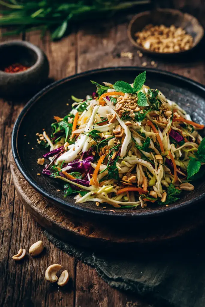 Salades & Bowls : L'Art des Repas Frais et Équilibrés 21 Salade asiatique colorée