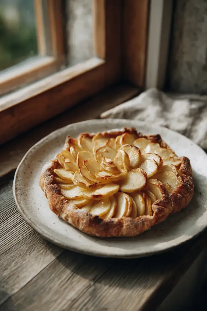 L'Art des Tartes et Desserts aux Pommes : Un Voyage Gourmand à Travers les Saveurs d'Automne 5 Tarte aux pommes rustique